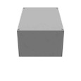 Milbank 12188-SC1-NK 18x8x12 Screw Cover Type 1 UL Listed Steel No Knockouts ANSI 61 Gray Cover With Teardrop Slots Mounting Holes In Back