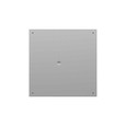 Milbank 181812-SC1-NK-NP 18x12x18 Screw Cover Type 1 UL Listed Steel No Knockouts No Paint Cover With Teardrop Slots Mounting Holes In Back