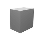 Milbank 181812-SC1-NK-NP 18x12x18 Screw Cover Type 1 UL Listed Steel No Knockouts No Paint Cover With Teardrop Slots Mounting Holes In Back
