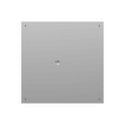 Milbank 18186-SC1-NK-NP 18x6x18 Screw Cover Type 1 UL Listed Steel No Knockouts No Paint Cover With Teardrop Slots Mounting Holes In Back
