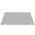 Milbank 10X12GSC1 Wireway Cover Non-UL Listed 10x12 Screw Cover ANSI 61 Gray Steel