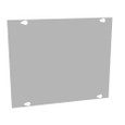 Milbank 10X12GSC1 Wireway Cover Non-UL Listed 10x12 Screw Cover ANSI 61 Gray Steel