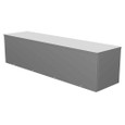 Milbank 121248-GSC3R-NK-NP 12x48x12 Screw Cover Wireway Type 3R UL Listed Steel No Knockouts No Paint Quad D Knockout For Lock Emboss Mounting Holes In Back