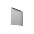 Milbank 1010GE-NK-NP Wireway End Type 1 10x10 Screw Cover No Paint Steel No Knockouts
