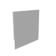 Milbank 1818XSC3R Front Cover Type 3R Non-UL Listed 18x18 Screw Cover ANSI 61 Gray Steel