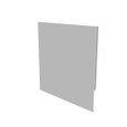 Milbank 1818XSC3R Front Cover Type 3R Non-UL Listed 18x18 Screw Cover ANSI 61 Gray Steel