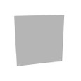 Milbank 1818XSC3R Front Cover Type 3R Non-UL Listed 18x18 Screw Cover ANSI 61 Gray Steel