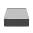 Milbank 16166-SC3R-NK 16x6x16 Screw Cover Type 3R UL Listed Steel No Knockouts ANSI 61 Gray Quad D Knockout For Lock Emboss Mounting Holes In Back