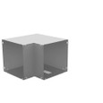 Milbank 1010L90C-NP 14X10x14 Wireway Elbow 90 Corner No Paint Steel