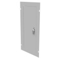 Milbank 1224TSC Surface Mount Cover Type 1 12x24 Screw Cover ANSI 61 Gray Steel Hinged Door Key Locking Slam Latch