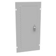 Milbank 1224TSC Surface Mount Cover Type 1 12x24 Screw Cover ANSI 61 Gray Steel Hinged Door Key Locking Slam Latch