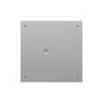 Milbank 12126-HC1-NK-NP 12x6x12 Hinge Cover Type 1 UL Listed Steel No Knockouts No Paint Formed Hinges Mounting Holes In Back Flush Pull Ring