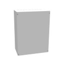 Milbank 182410-SC1 24X10x18 Screw Cover Type 1 UL Listed Steel Knockouts ANSI 61 Gray Cover With Teardrop Slots Mounting Holes In Back