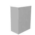 Milbank 182410-SC1-NK 24X10x18 Screw Cover Type 1 UL Listed Steel No Knockouts ANSI 61 Gray Cover With Teardrop Slots Mounting Holes In Back