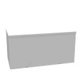 Milbank 121224-GSC3R-NK 12x24X12 Screw Cover Wireway Type 3R UL Listed Steel No Knockouts ANSI 61 Gray Quad D Knockout For Lock