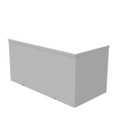 Milbank 121224-GSC3R-NK 12x24X12 Screw Cover Wireway Type 3R UL Listed Steel No Knockouts ANSI 61 Gray Quad D Knockout For Lock