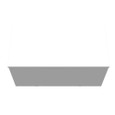 Milbank 121224-GSC3R-NK 12x24X12 Screw Cover Wireway Type 3R UL Listed Steel No Knockouts ANSI 61 Gray Quad D Knockout For Lock