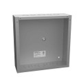 Milbank 12124-SC1-NP 12x4X12 Screw Cover Type 1 UL Listed Steel Knockouts No Paint Cover With Teardrop Slots Mounting Holes In Back