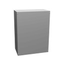 Milbank 182410-SC1-NK-NP 24X10x18 Screw Cover Type 1 UL Listed Steel No Knockouts No Paint Cover With Teardrop Slots Mounting Holes In Back