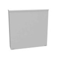 Milbank 18184-SC3R-NK 18x4X18 Screw Cover Type 3R UL Listed Steel No Knockouts ANSI 61 Gray Quad D Knockout For Lock Emboss Mounting Holes In Back
