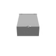 Milbank 12186-HC3R 18x6x12 Hinge Cover Type 3R UL Listed Steel Knockouts ANSI 61 Gray Formed Hinges Padlocking Flip Latch Emboss Mounting Holes In Back