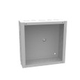 Milbank 10104-HC1 10x4X10 Hinge Cover Type 1 UL Listed Steel Knockouts ANSI 61 Gray Flush Pull Ring Formed Hinges Mounting Holes In Back