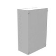 Milbank 12186-SC1 18x6x12 Screw Cover Type 1 UL Listed Steel Knockouts ANSI 61 Gray Cover With Teardrop Slots Mounting Holes In Back