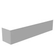 Milbank 121260-GSC3R-NK 12x60x12 Screw Cover Wireway Type 3R UL Listed Steel No Knockouts ANSI 61 Gray Quad D Knockout For Lock