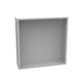 Milbank 20206-LC1 20x6x20 Hinge Cover Type 1 UL Listed Steel No Knockouts ANSI 61 Gray Continuous Hinge Slotted Quarter Turn Latch