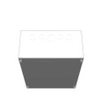 Milbank 12166-SC1-NP 16x6x12 Screw Cover Type 1 UL Listed Steel Knockouts No Paint Cover With Teardrop Slots Mounting Holes In Back