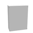 Milbank 18248-SC1 24X8x18 Screw Cover Type 1 UL Listed Steel Knockouts ANSI 61 Gray Cover With Teardrop Slots Mounting Holes In Back