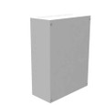 Milbank 18248-SC1 24X8x18 Screw Cover Type 1 UL Listed Steel Knockouts ANSI 61 Gray Cover With Teardrop Slots Mounting Holes In Back