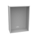 Milbank 18248-SC1 24X8x18 Screw Cover Type 1 UL Listed Steel Knockouts ANSI 61 Gray Cover With Teardrop Slots Mounting Holes In Back