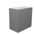 Milbank 181810-SC1-NK-NP 18x10x18 Screw Cover Type 1 UL Listed Steel No Knockouts No Paint Cover With Teardrop Slots No Mounting Holes In Back