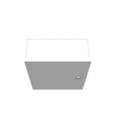 Milbank 10124-LC1 12x4X10 Hinge Cover Type 1 UL Listed Steel No Knockouts ANSI 61 Gray Continuous Hinge Slotted Quarter Turn Latch