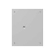 Milbank 10124-SC1 12x4X10 Screw Cover Type 1 UL Listed Steel Knockouts ANSI 61 Gray Cover With Teardrop Slots Mounting Holes In Back