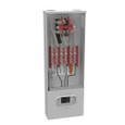 Milbank 217MTB/22 7 Terminal Ring Type 2 Small Closing Plate Link Bypass 1-100 Ampere Main Breaker 22k Ampere Interrupting Capacity Rating