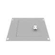 Milbank 1012TSC Surface Mount Cover Type 1 10x12 Screw Cover ANSI 61 Gray Steel Hinged Door Key Locking Slam Latch
