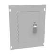 Milbank 1012TSC Surface Mount Cover Type 1 10x12 Screw Cover ANSI 61 Gray Steel Hinged Door Key Locking Slam Latch