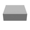 Milbank 24248-SC1 24X8x24 Screw Cover Type 1 UL Listed Steel Knockouts ANSI 61 Gray Cover With Teardrop Slots Mounting Holes In Back