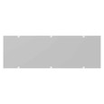 Milbank 12X36GSC1 Wireway Cover Non-UL Listed 12x36 Screw Cover ANSI 61 Gray Steel