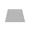 Milbank 2436TSC Surface Mount Cover Type 1 24X36 Screw Cover ANSI 61 Gray Steel Hinged Door Key Locking Slam Latch