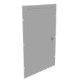 Milbank 2436TSC Surface Mount Cover Type 1 24X36 Screw Cover ANSI 61 Gray Steel Hinged Door Key Locking Slam Latch