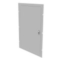 Milbank 2436TSC Surface Mount Cover Type 1 24X36 Screw Cover ANSI 61 Gray Steel Hinged Door Key Locking Slam Latch