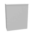 Milbank 303612-SC3R 36x12x30 Screw Cover Type 3R UL Listed Steel Knockouts ANSI 61 Gray Quad D Knockout For Lock Emboss Mounting Holes In Back