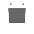 Milbank 464-SC1-NK-NP 6x4X4 Screw Cover Type 1 UL Listed Steel No Knockouts No Paint Cover With Teardrop Slots Mounting Holes In Back