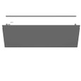 Milbank 6618-GSC3R-NK-NP 6x18x6 Screw Cover Wireway Type 3R UL Listed Steel No Knockouts No Paint Quad D Knockout For Lock Emboss Mounting Holes In Back