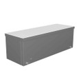 Milbank 6618-GSC3R-NK-NP 6x18x6 Screw Cover Wireway Type 3R UL Listed Steel No Knockouts No Paint Quad D Knockout For Lock Emboss Mounting Holes In Back