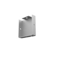 Milbank 22GE-NK-NP Wireway End Type 1 2x2 Screw Cover No Paint Steel No Knockouts