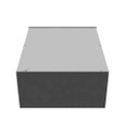 Milbank 243012-SC3R 30x12x24 Screw Cover Type 3R UL Listed Steel Knockouts ANSI 61 Gray Quad D Knockout For Lock Emboss Mounting Holes In Back